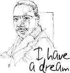 Martin Luther King Jr coloring page