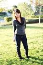 Gray Forever 21 Cardigans, Dark Gray D Ds Discount Boots, Blue ...