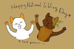 Happi National Sibling Day by Dinosauritz on DeviantArt