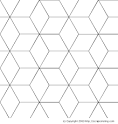 Cube coloring page