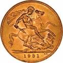  1931 Gold Sovereigns