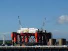Dolphin" drilling rig at - via Daymix