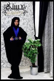 Designer Black Blue Abayas