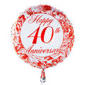 40th Anniversary Balloon | Balloons &amp; Gifts Delivery | Arena Flowers