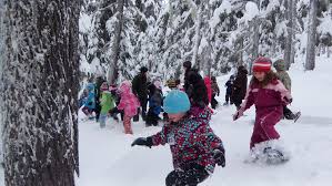 Kids Snowshoeing
