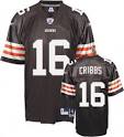 Joshua Cribbs Reebok NFL Brown Premier Cleveland Browns Jersey