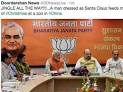 Another blooper from DD News: Tweets Modis cabinet meet picture.