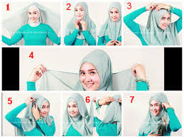 cara berjilbab modern | Roselle