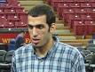 Hamed Haddadi before a game in
