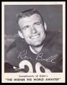 Ron Bull 1963 Kahns football card - 8_Ron_Bull_football_card
