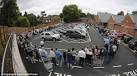 Watch out Waitrose! 300 middle class shoppers queue for a bargain.