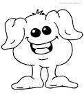 Monster coloring page