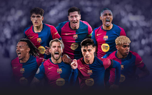 Seven from FC Barcelona in the Team of the Season