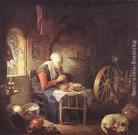 Gerrit Dou The Prayer of the Spinner Painting anysize 50% off