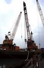 US built steam crane barge formerly used in Poland, hence the "solidarity" - via Daymix