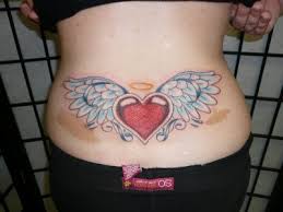 angel wing tattoos for girls