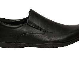 Black Men Casual Leather Shoe -