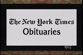 NY Times Obits