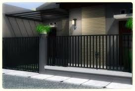 GAMBAR PAGAR RUMAH MINIMALIS Sederhana Terbaru