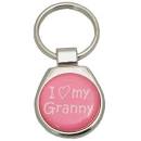 I Love My Granny Keyrings - threelittlebears.