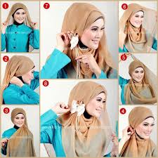 Tutorial Jilbab Segiempat 2 2016 - Info Busana Muslim