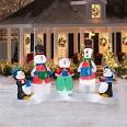 Amazon.com: CHRISTMAS DECORATION LAWN YARD INFLATABLE CAROLERS ...