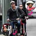 Hollywood Bike Patrol: Brad Pitt, Angelina Jolie, and Family ...