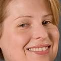 woman's face, distorted