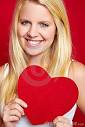 Royalty Free Stock Image: Girl with red love heart. Image: 15971366 - girl-with-red-love-heart-thumb15971366