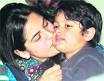 Rehan with his mother, Neha Sehgal, in Amritsar Kidnapped boy rescued - pb2