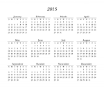 2015 Calendar Template | Free Internet Pictures