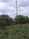 Railway store and radio mast. The little building might have been built as a - via Daymix
