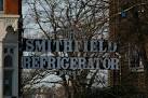 Smithfield Refrigerator Works sign, Cross Lane, Hornsey - via Daymix