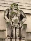 Day. This sculpture, by Jacob Epstein, is on the east side of 55 Broadway; - via Daymix