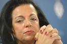 La ministro Nilda Garre -que