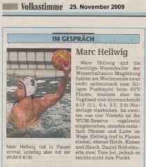 Im Gespräch: Marc Hellwig Volksstimme vom 25.11. - wum_II25112009