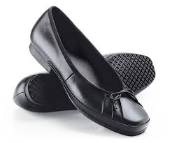 Ballerina II - Black / Women's - Slip Resistant Dress Shoes For ...