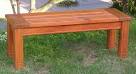 <b>Garden Bench</b> in Redwood