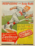 AD – CHICAGO – CURTISS CANDY COMPANY – BABY RUTH – BASEBALL ...