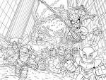 Marvel coloring page