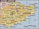 Map of Ashford