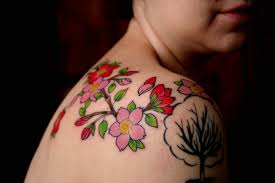 cherry blossom tattoo