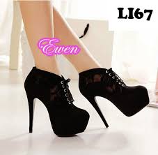 Jual Sepatu boot Wanita / Cewek High Heel / Hak Tinggi LI67 ...