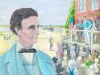 In 1858 Lincoln had no beard.