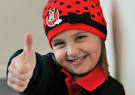 Thumbs up for Becky's good