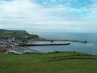 Outer Harbour Whitehaven. View from Bransty. St Bees Head is in the left - via Daymix
