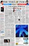 Newspaper The Times of India (India). Newspapers in India.