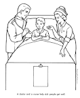 Moses coloring page