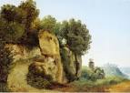 Antonie Sminck Pitloo - View of the Aventine hill from the ...