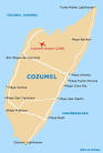 Map of Cozumel Airport (CZM): Orientation and Maps for CZM Cozumel ...